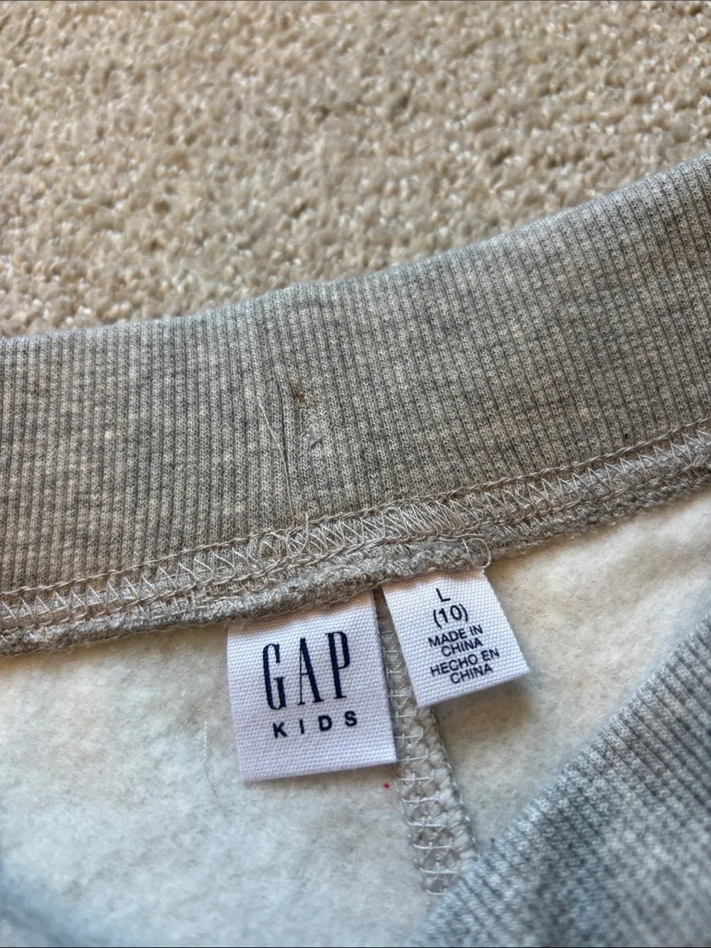 NWOT GAP Kids Light Heather Gray Shorts